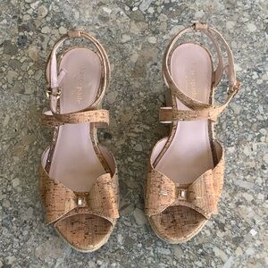 Kate Spade Cork Bow Sandals